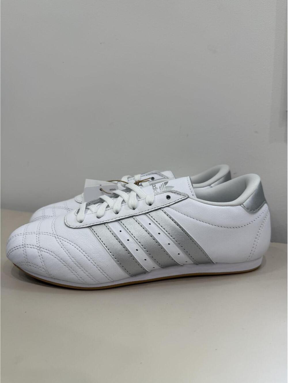 Adidas Taekwondo Lace W White and Silver Sneakers Size 8 US - Picture 6 of 15